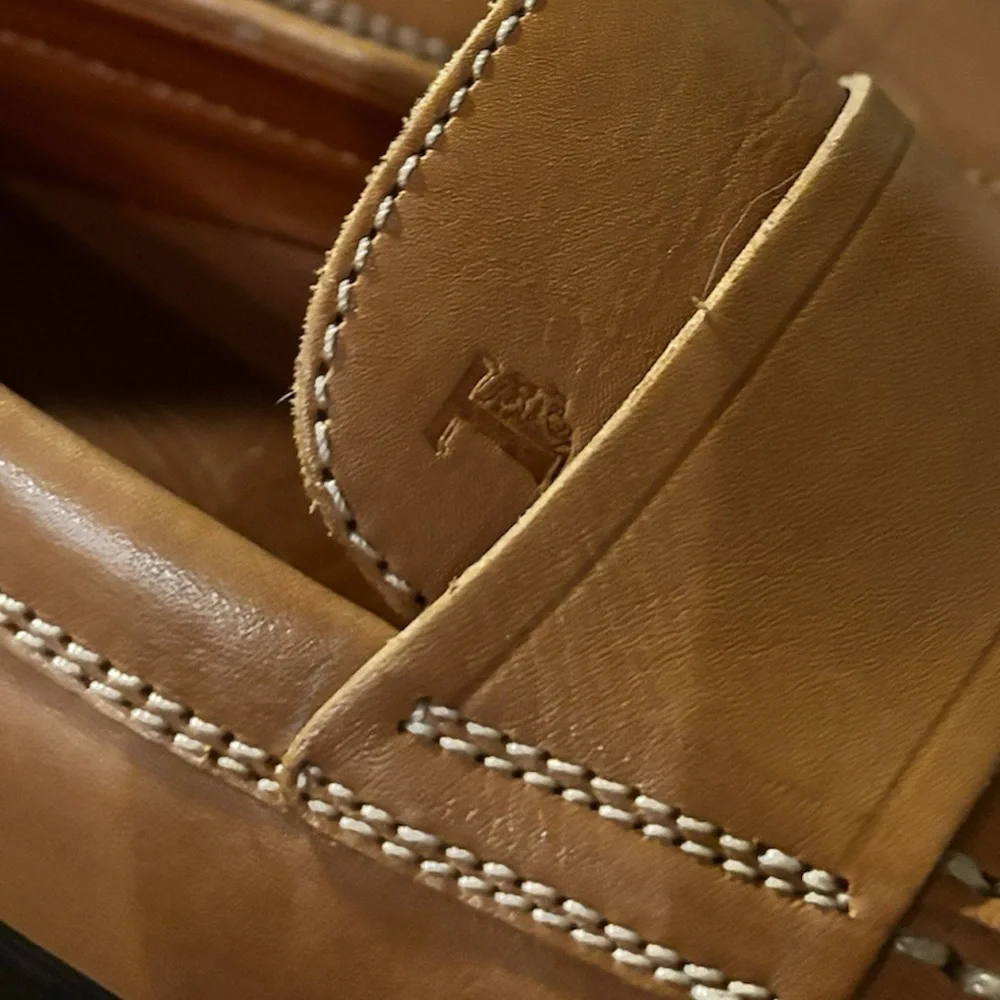 Tod’s leather penny loafers women’s size 5/35. Tan. Rare, in excellent condition - Picture 5 of 10